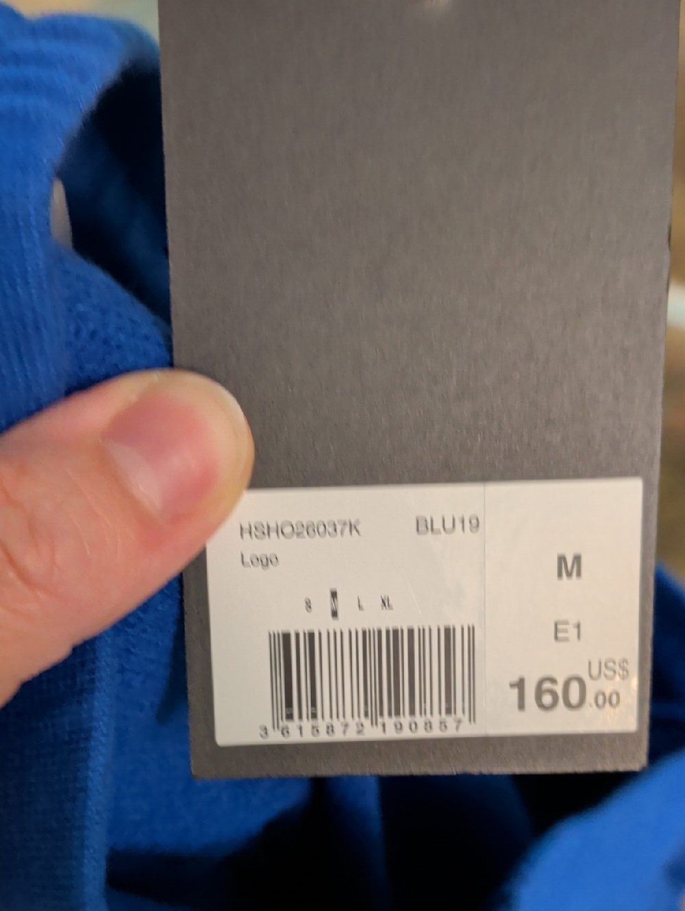 Retail $160 The Kooples Cobalt Blue Cotton Short - Picture 4 of 6